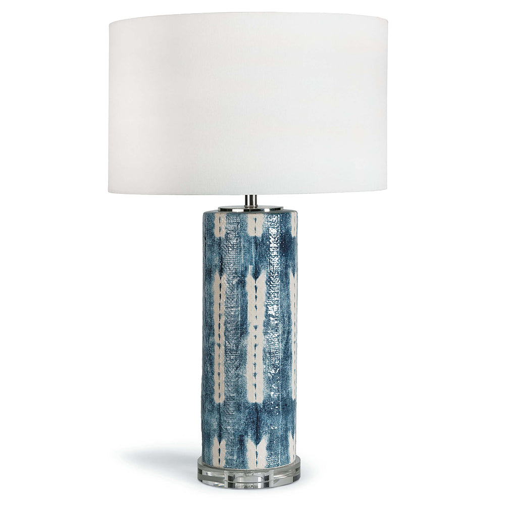 Regina Andrew Ceramic & Crystal Table Lamp with Linen Shade