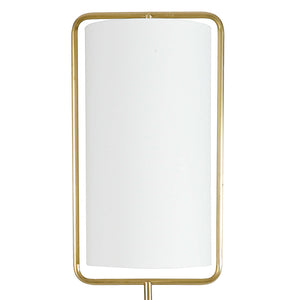 Regina Andrew Geo Rectangle Table Lamp – Natural Brass