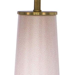 Regina Andrew Pink Ceramic Faux Shagreen Table Lamp