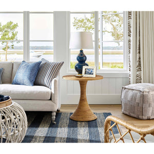 Coastal Madison Ceramic Table Lamp (Navy)
