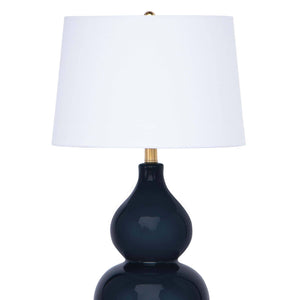 Coastal Madison Ceramic Table Lamp (Navy)