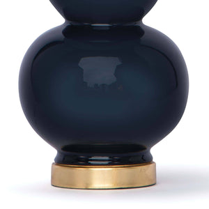 Coastal Madison Ceramic Table Lamp (Navy)