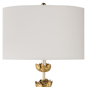 Regina Andrew Gold Leafed Blossoms Table Lamp