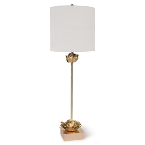 Regina Andrew Gold Leafed Blossoms Buffet Table Lamp