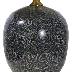 Harbor Ceramic Table Lamp (Black)