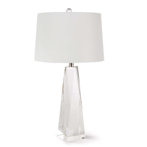 Regina Andrew Tapered Crystal Column Table Lamp – Small