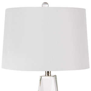 Regina Andrew Tapered Crystal Column Table Lamp – Small