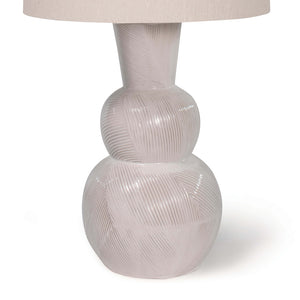Regina Andrew Hand Shaped Ceramic Table Lamp with Linen Shade