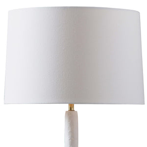 Regina Andrew Sculptured Aluminum Table Lamp with Linen Shade