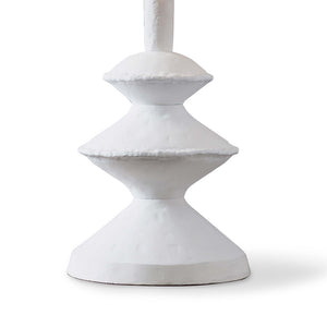 Regina Andrew Sculptured Aluminum Table Lamp with Linen Shade