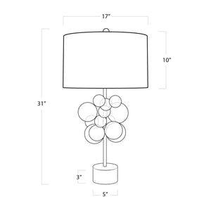 Coastal Living Bubbles Table Lamp (Clear)