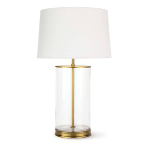 Southern Living Magelian Glass Table Lamp (Natural Brass)