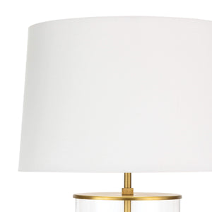 Southern Living Magelian Glass Table Lamp (Natural Brass)