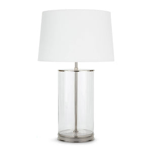 Coastal Living Magelian Glass Table Lamp (Polished Nickel)
