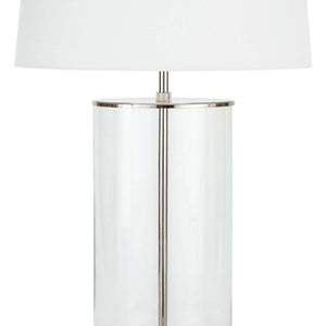 Coastal Living Magelian Glass Table Lamp (Polished Nickel)