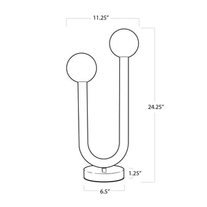 Happy Table Lamp (Polished Nickel)