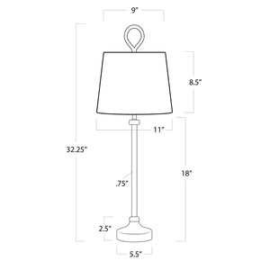 Coastal Living Bimini Buffet Lamp