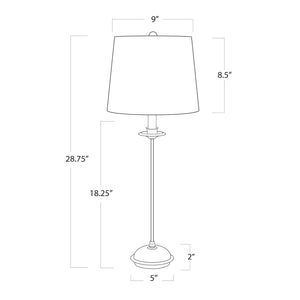 Southern Living Fisher Stem Buffet Lamp