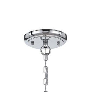 Calypso 3 Light Crystal Teardrop Polished Chrome Mini Chandelier