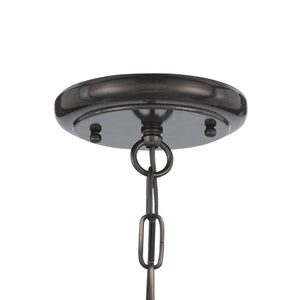 Calypso 3 Light Crystal Teardrop Bronze Mini Chandelier