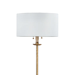 Regina Andrew Clove Stem Floor Lamp  – Antique Gold Leaf