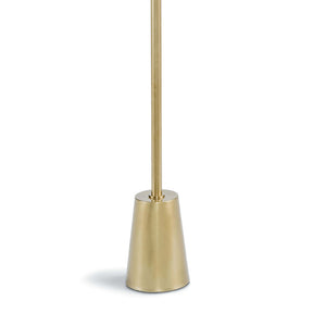 Regina Andrew Modern Aero Floor Lamp with Metal Shade – Natural Brass