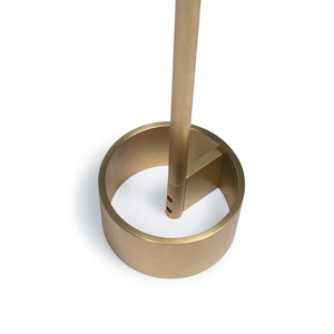 Regina Andrew Geo Rectangle Floor Lamp  – Natural Brass