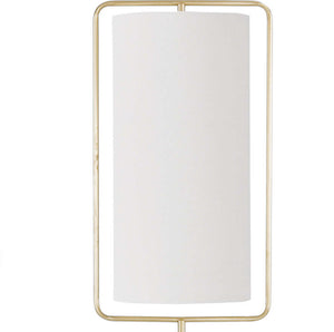Regina Andrew Geo Rectangle Floor Lamp  – Natural Brass