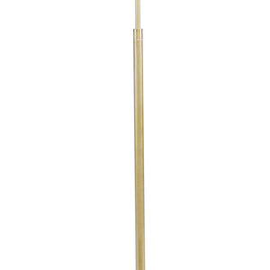 Regina Andrew Geo Rectangle Floor Lamp  – Natural Brass