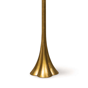 Regina Andrew Trumpet Base Floor Lamp with Linen Shade