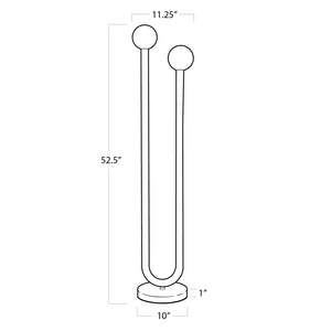 Happy Floor Lamp - Natural Brass