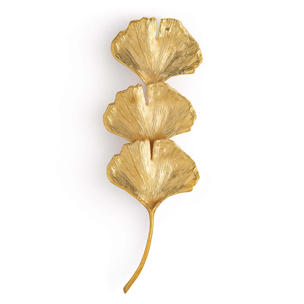 Regina Andrew Gingko Leaf Wall Sconce – Gold Leaf