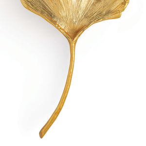 Regina Andrew Gingko Leaf Wall Sconce – Gold Leaf