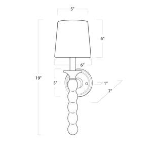 Coastal Living Perennial Sconce (White)