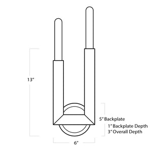 Wolfe Sconce (Polished Nickel)