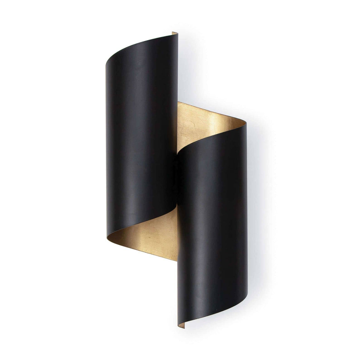 Folio Sconce (Black and Gold)