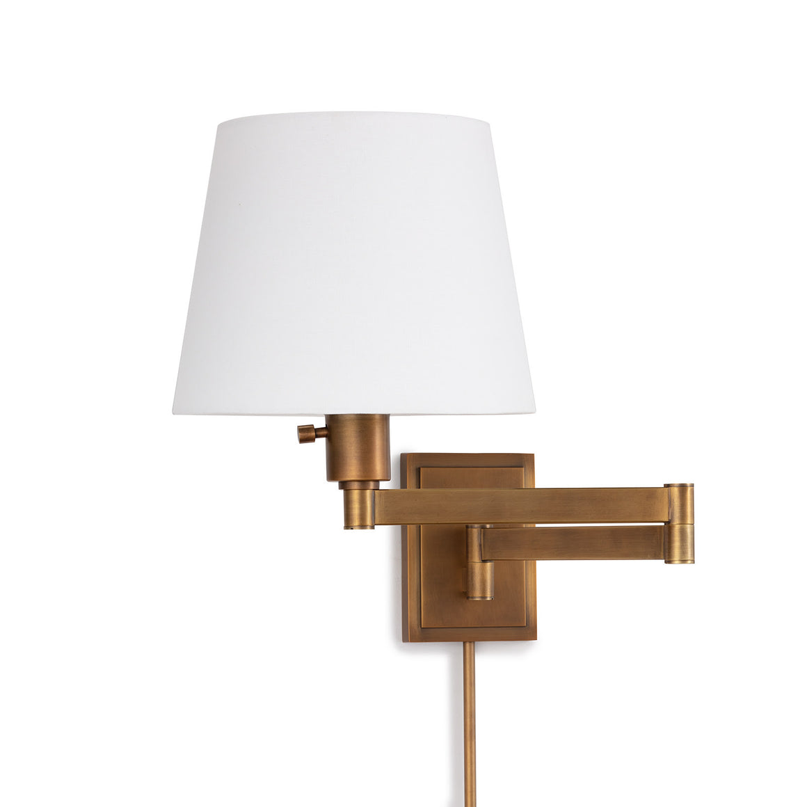 Virtue Sconce Single - Natural Brass