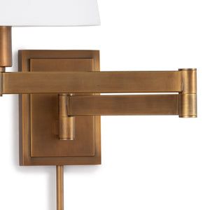 Southern Living Virtue Sconce Single - Natural Brass