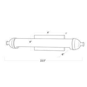 Devon Picture Light Large (Polished Nickel)