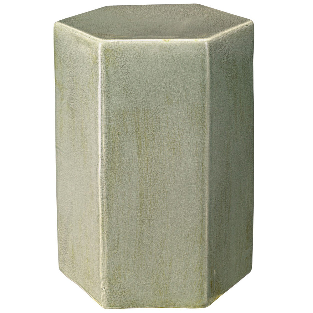 Large Porto Hexagonal Accent Table – Pistachio