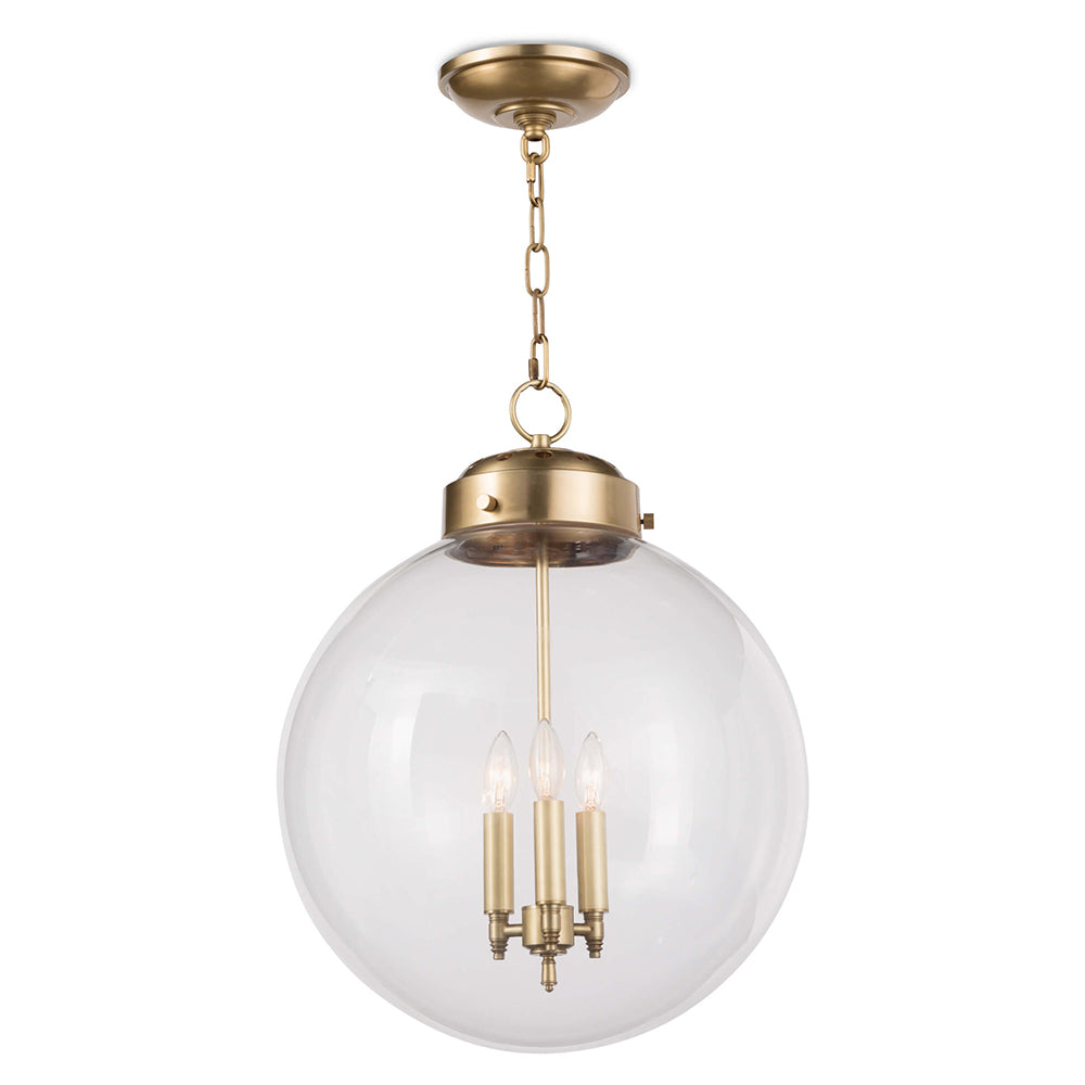 Globe Pendant Brass