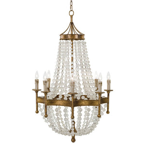 Regina Andrew Frosted Crystal Beads Chandelier
