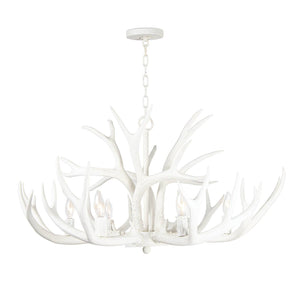 Antler Chandelier (White)