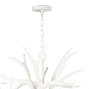 Antler Chandelier (White)