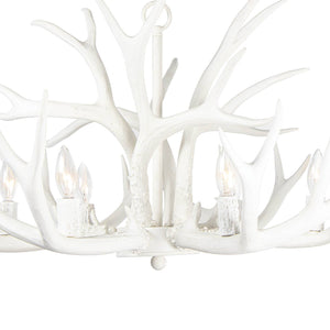 Antler Chandelier (White)