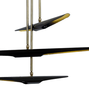 Regina Andrew Ultra Modern Concorde Chandelier – Black