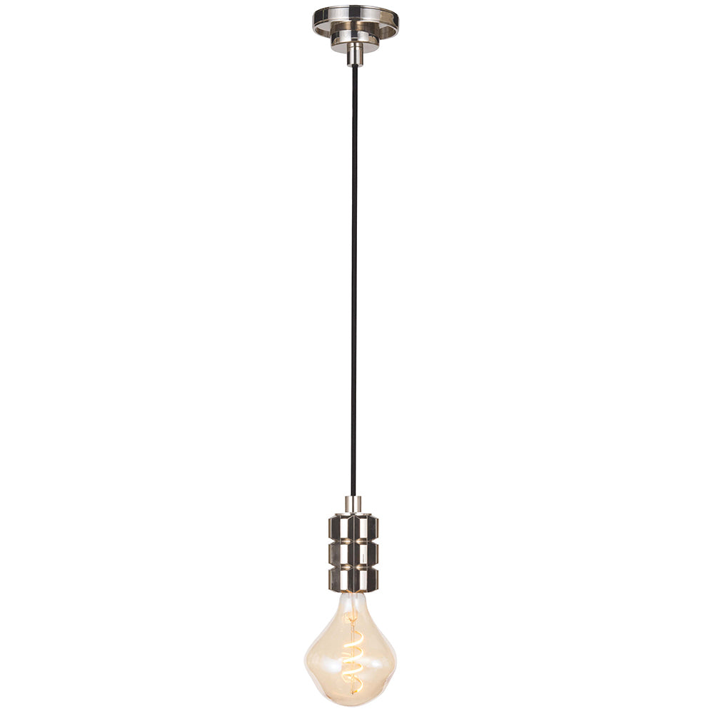 Regina Andrew Naked Bulb Pendant – Polished Nickel