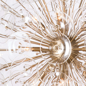 Regina Andrew Glam 12-Bulb Starburst Chandelier – Natural Brass