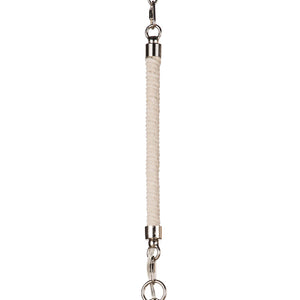 Coastal Living Gourd Shaped Pendant with Rope Accent – Polished Nickel