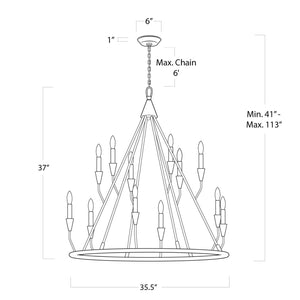 Coastal Living Sierra Chandelier